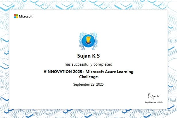 AINNOVATION 2025: Microsoft Azure Learning Challenge