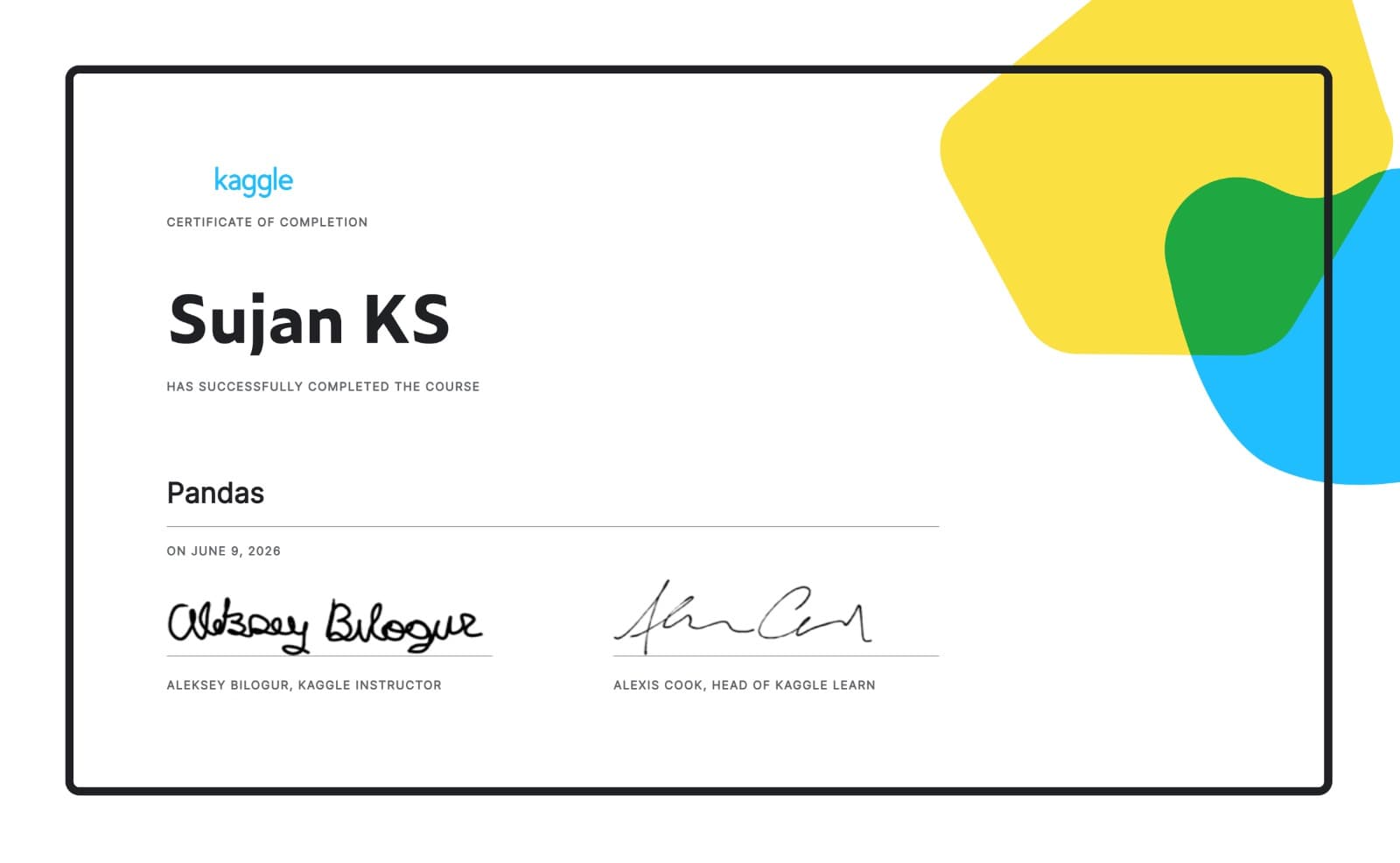 Kaggle Pandas Data Science